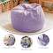 Flash Furniture Bean Bag Chair, 30 in W 30" L 18" H DG-BEAN-SMALL-DOT-PUR-GG - alternate 5